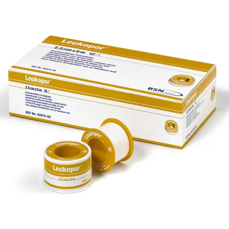 BSN medical Leukopor 5 m x 2,5 cm 12 Stück