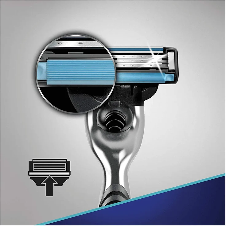 Gillette Mach3 Rasierklingen 20 Stück – Bild 4