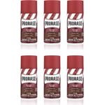 Proraso Rasierschaum Rot beruhigende Wirkung 6x400 ml