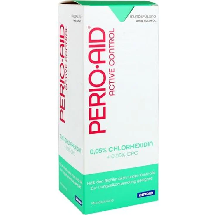 Dentaid Perio Aid Active Control Mundspülung 500 ml – Bild 1