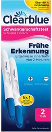 Clearblue Schwangerschaftstest Frühe Erkennung +/-, 2er Pack