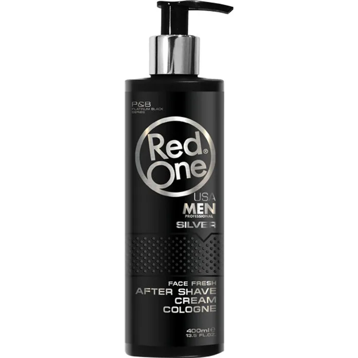 Red One Men Professional Silver After Shave Lotion 400 ml
