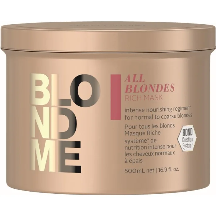 Schwarzkopf Blondme All Blondes Rich Maske 500 ml