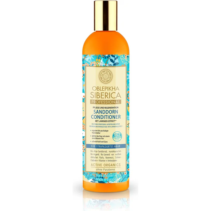 Natura Siberica Sanddorn Conditioner Für Strapaziertes Haar 400 ml