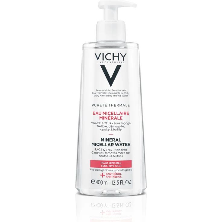 Vichy Purete Thermale Mineral Micellar Water 400 ml, für empfindliche Haut geeignet – Bild 1
