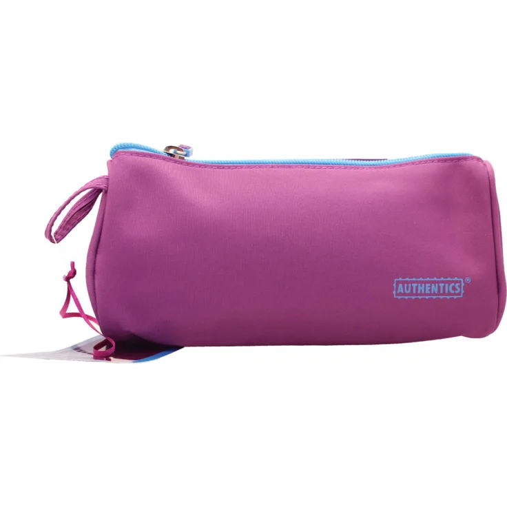 Authentics In Case Kosmetiktasche Slim Microfaser Violett Blau 21x10x7 cm