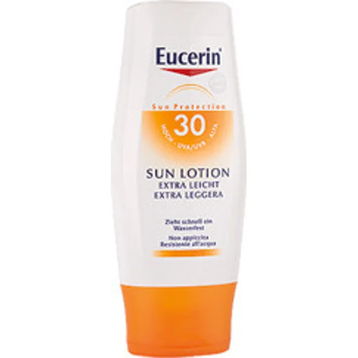 Eucerin Sun Lotion Extra Leicht LSF 30 für Damen und Herren 150 ml