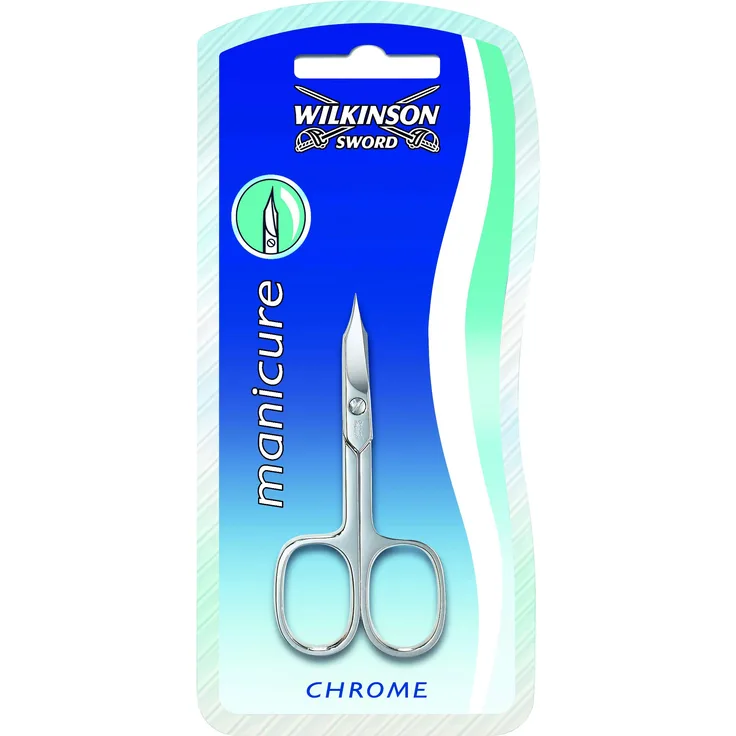 Wilkinson Sword Maniküre Schere Nagelschere mit Manikürespitze in Chrom 1 St