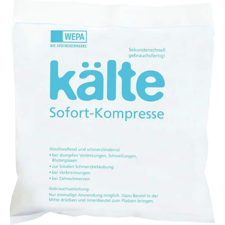 WEPA Apothekenbedarf GmbH & Co KG Kälte Sofort Kompresse 15x21 cm