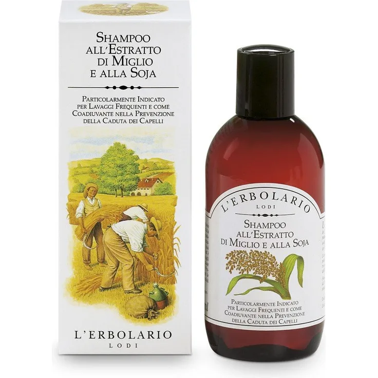L'Erbolario Hirse Und Soja Extrakt Shampoo 200 ml