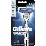Gillette Mach3 Turbo 3D Rasierer + 1 Rasierklinge, 24 g