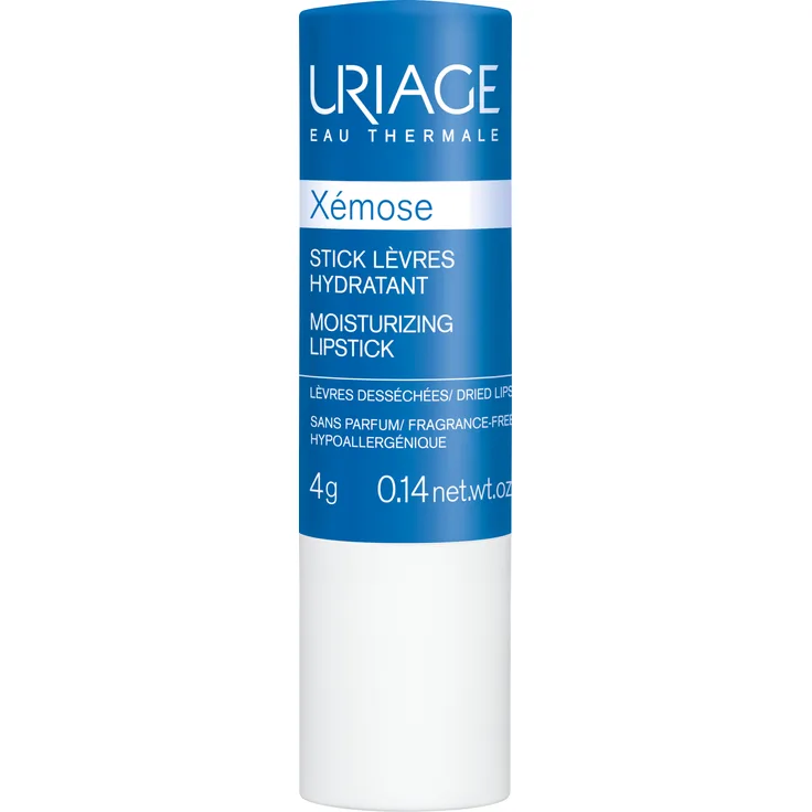 Uriage Xemose Stick Levres Hydratant 4 g, feuchtigkeitsspendende Wirkung, für trockene Lippen