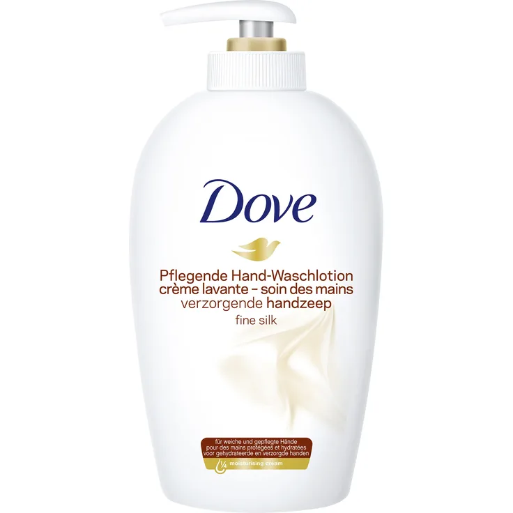 Dove Feine Seide Waschlotion 6 x 250 ml für Alle Hauttypen geeignet