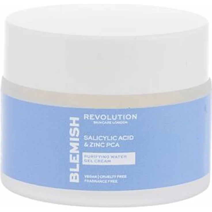 Revolution Skincare Blemish Salicylic Acid & Zinc PCA Purifying Water Gel Cream Gesichtsgel für problematische Haut 50 ml für Frauen