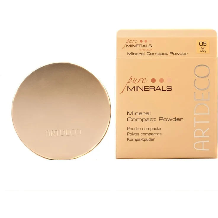 ARTDECO Mineral Compact Powder Nummer 05 Fair ivory 9 g, mit einer festen Textur 