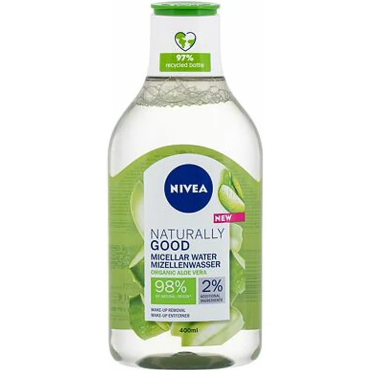 Nivea Naturally Good Organic Aloe Vera Mizellenwasser Für alle Hauttypen 400 ml für Frauen