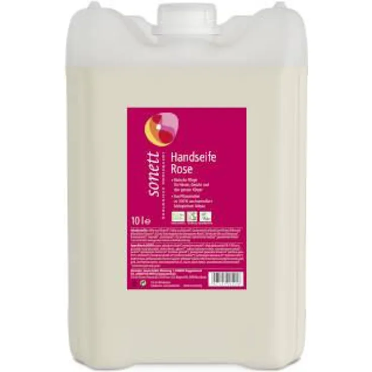 Sonett Handseife Rose 10 Liter für alle Hauttypen geeignet