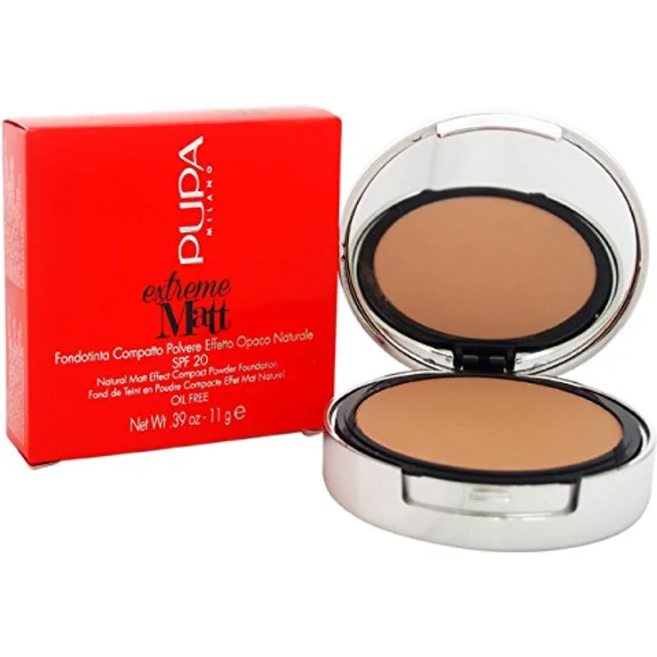 PUPA Extreme Matt Powder Foundation 080 Amber 11 g
