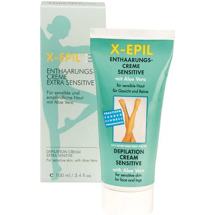 X-Epil Enthaarungscreme 100 ml sensitive it Aloe Vera