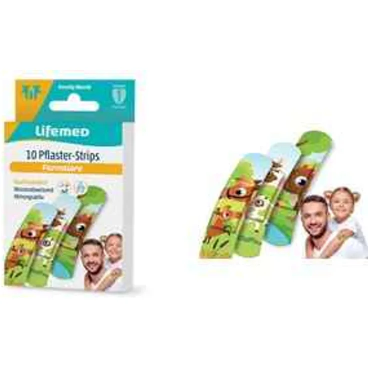 Lifemed Kinder-Plaster-Strips Farmtiere, 10er