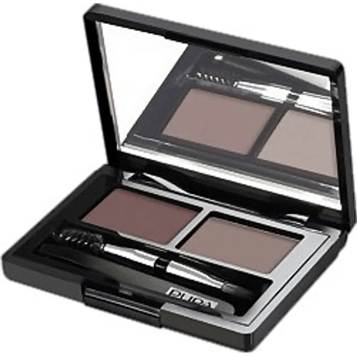 Pupa Augen Make-up Eyebrow Design Set 002 Brow Augenbrauenpuder 1,1 g, mit einer kompakten Textur