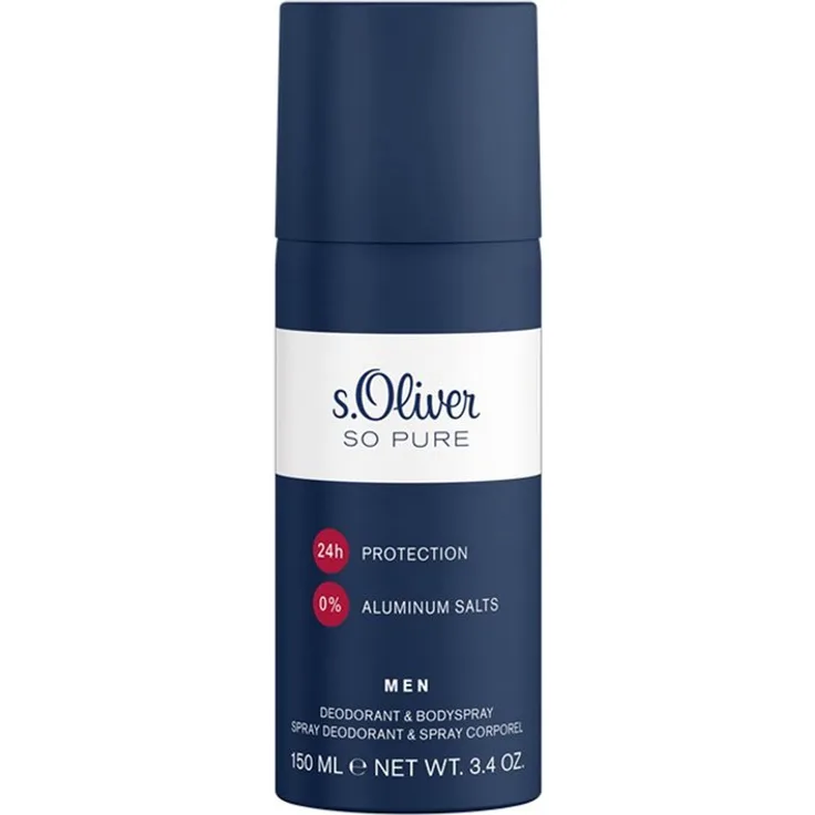 s.Oliver So Pure Men 24H Protection Deodorant Spray 150 ml