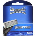 Wilkinson Sword Systemen Quattro 8 Klingen