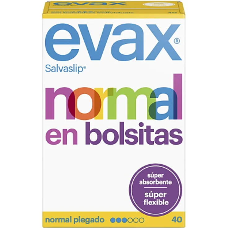 Evax Salva-Slip normal en bolsitas 40 Stück Slipeinlagen Damenhygiene – Bild 1