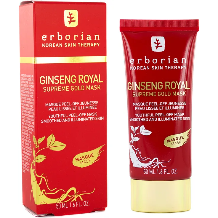ERBORIAN Ginseng Royal Supreme Gold Mask 50 ml mit Anti-Aging Wirkung