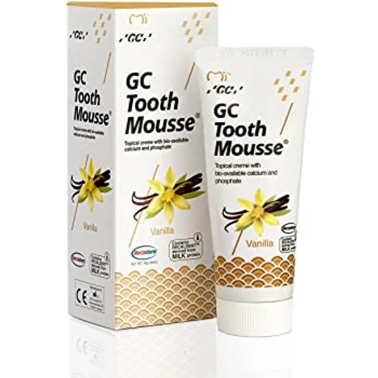 GC Tooth Mousse Vanille 40 g, für ein strahlendes Lächeln