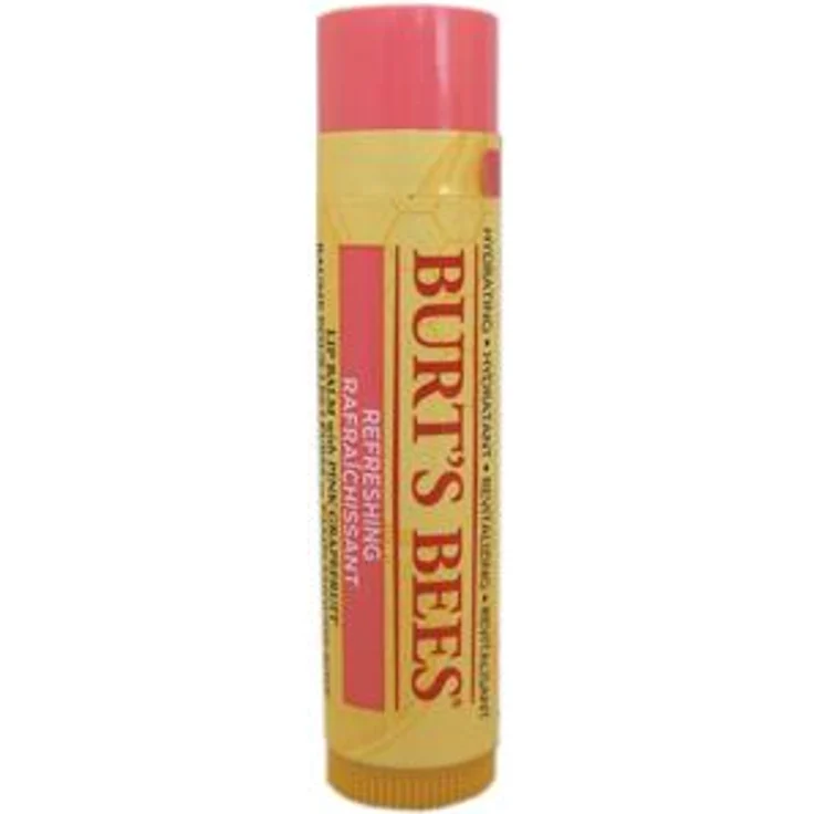 Burt's Bees Refreshing Lip Balm Stick Pink Grapefruit 4,25g Bienenwachs, für gepflegte Lippen – Bild 1