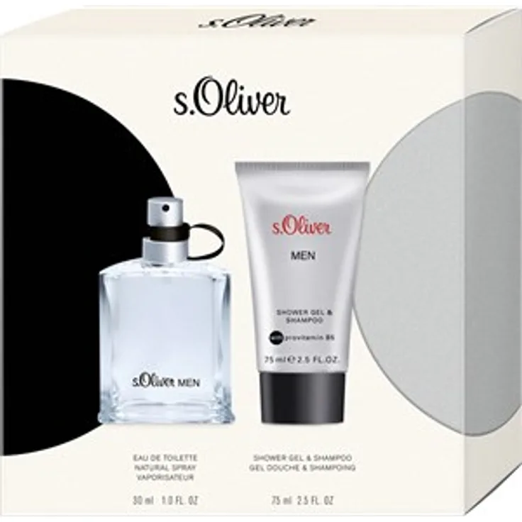 s.Oliver Men Set Eau de Toilette 30 ml + Duschgel und Shampoo 75 ml