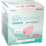 Joydivision Soft-Tampons Mini Ideal für den Intimverkehr während der Periode und bei der Verwendung von Spermiziden 3 Stück
