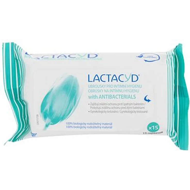 Lactacyd Pharma Antibakterielle reinigende Intimpflegetücher 15 Stück
