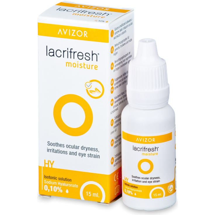 Avizor Lacrifresh Moisture 15 ml All-in-One-Lösung zur Reinigung, Desinfektion & Aufbewahrung