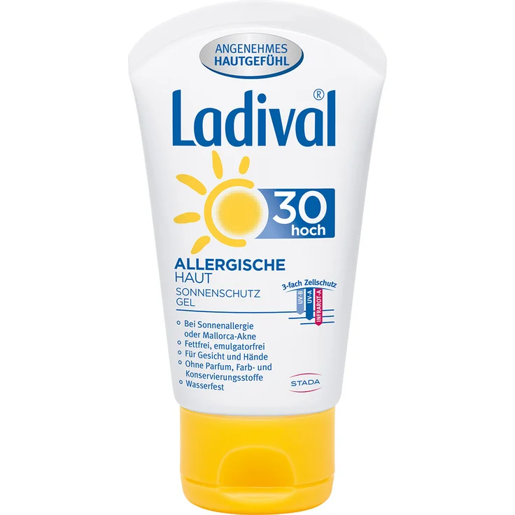 Ladival Produkte Ladival Produkte Ladival Allergische Haut Gel LSF 30 wasserfest Sonnenöl 50 ml – Bild 1
