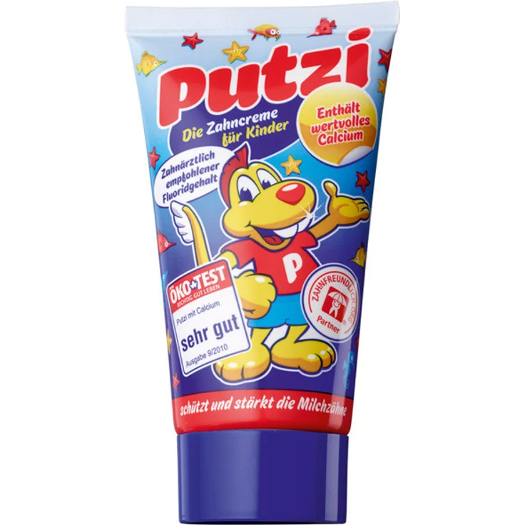 Putzi mit Calcium 50 ml für saubere & gesunde Zähne, speziell für Kinder – Bild 1