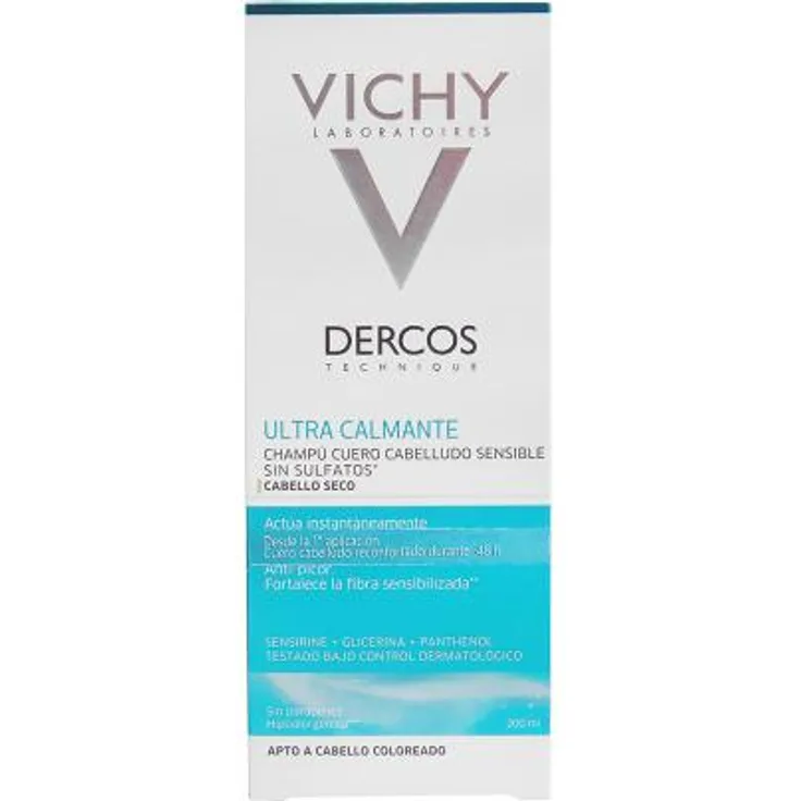 Vichy Dercos Ultra Calmante Sh Sec 200 ml