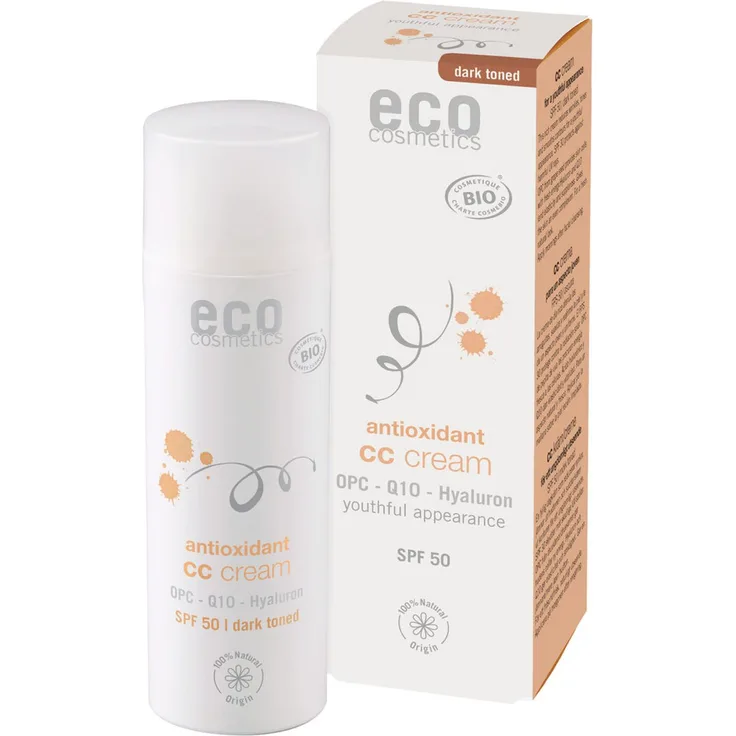 Eco Cosmetics Antioxidant CC Cream Dunkel 50 ml