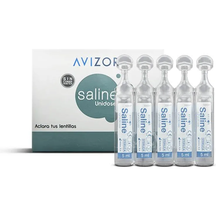 Avizor Saline Unidose 30 x 5ml All-in-One-Lösung zur Reinigung, Desinfektion & Aufbewahrung