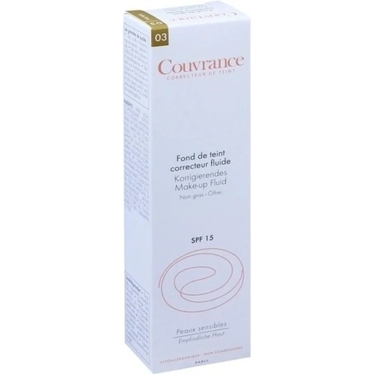 Avène Teint Make-up Couvrance Make-up Fluid sand 3.0 30 ml – Bild 1