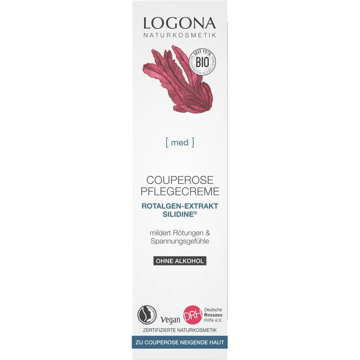 Logona Gesichtspflege Tagespflege Cuperose Creme Tag & Nacht Silidine 30 ml Tagespflege für Damen und Herren