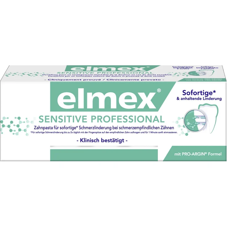 Elmex Sensitive Professional Pro Argin 20 ml, für die tägliche Zahnreinigung – Bild 1