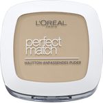 L'Oréal Paris Perfect Match Mattierendes Puder In 1.R./1.C. Rose Ivory Hautanpassend, verschmilzt perfekt mit dem Hautton 9 g 