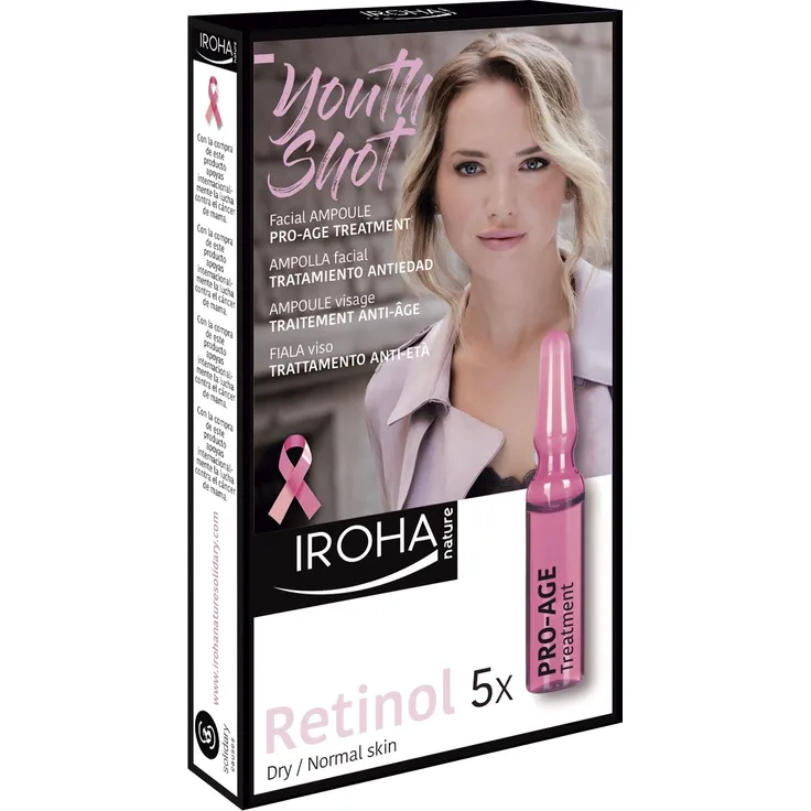 Village Retinol Ampullen 5 x 1,5 ml, Anti-Aging Wirkung, glättend und straffend