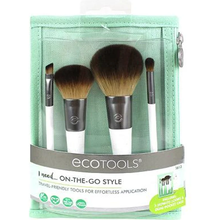 EcoTools On The Go Style Geschenkset, 5-teilig Pinsel-Set