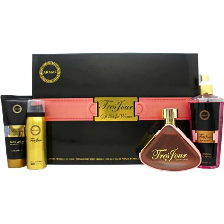 Armaf Tres Jour Set Eau de Parfum (EdP) 100 ml + Bodyspray 250 ml + Bodylotion 100 ml + Körperspray 50 ml