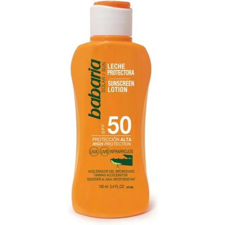 Babaria Sunscreen Lotion With Aloe Vera Spf50 100 ml