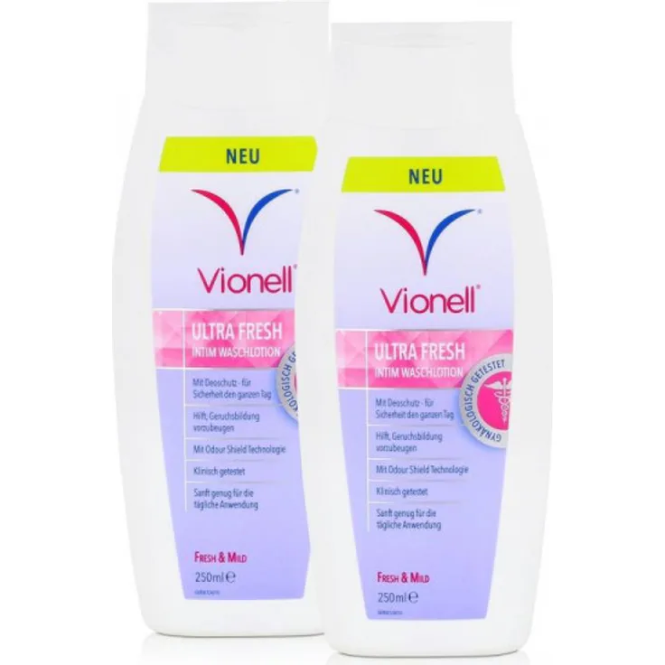 Vionell UltraFresh Intim Washlotion, 2er Pack 2 x 250 ml