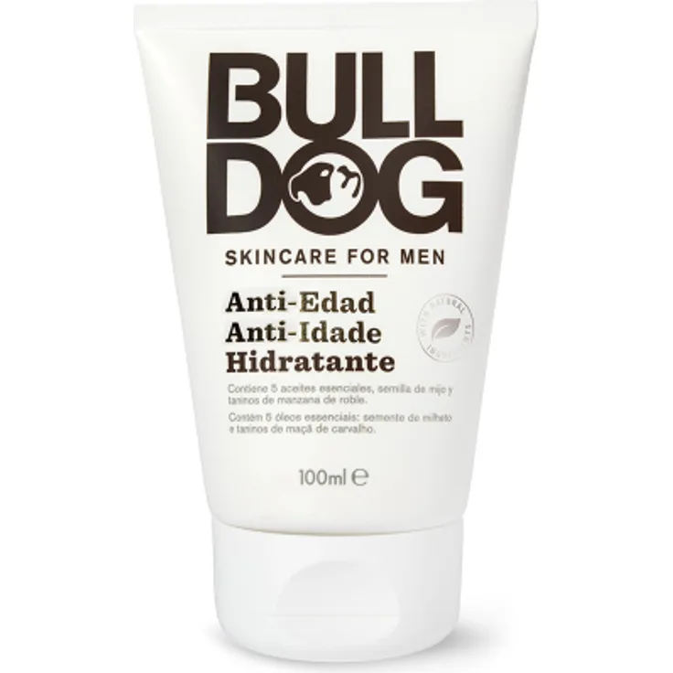 Bulldog ANTI-EDAD crema hidratante 100 ml mit feuchtigkeitsspendender Wirkung für trockene Haut